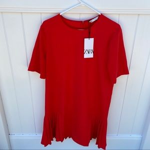 100% authentic Zara dress in red